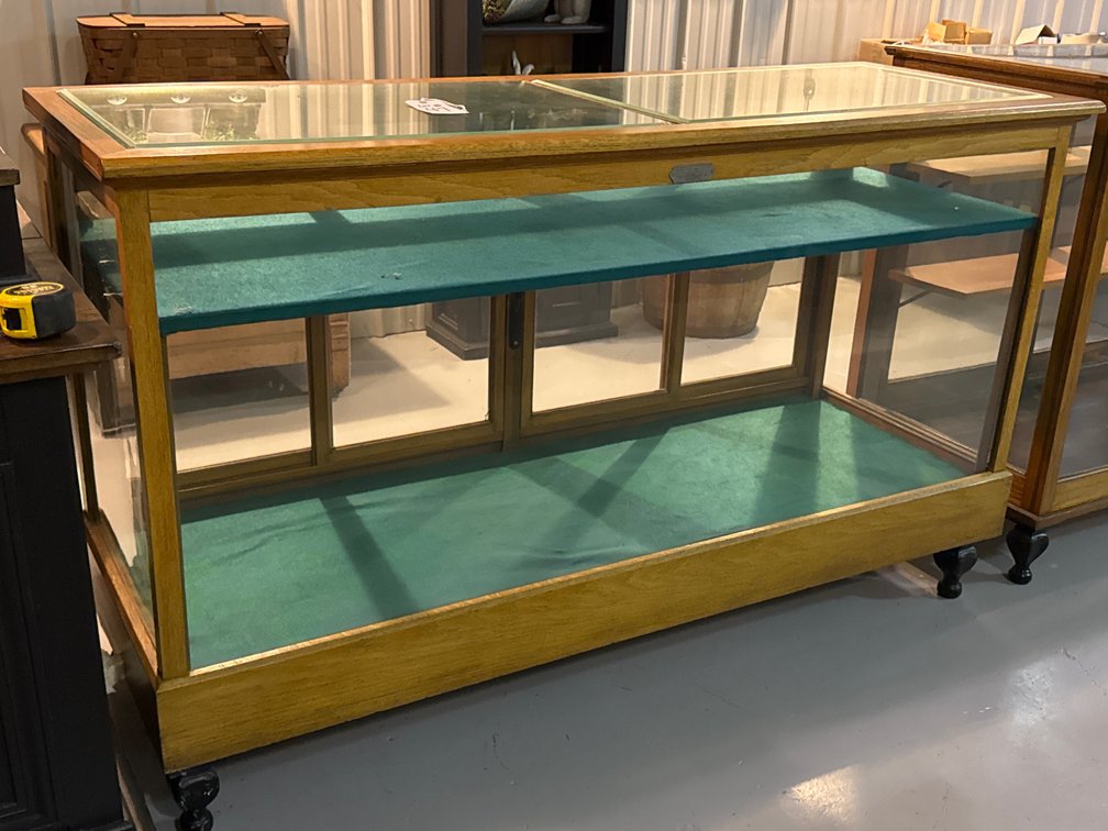 Oak Glass Display Case