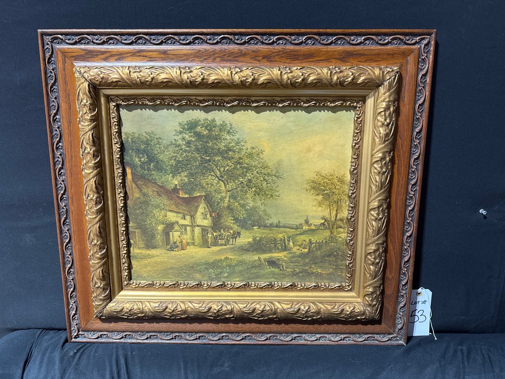 Antique Tavern Scene Print