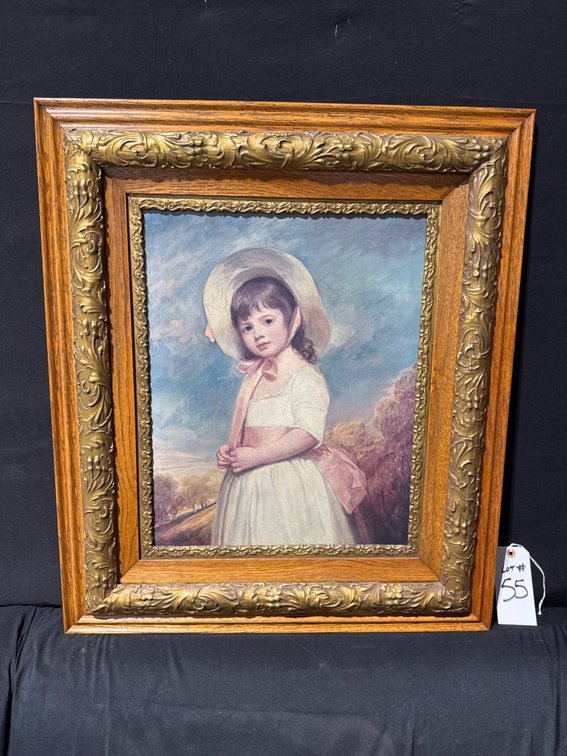 Antique “Miss Juliana Willoughby” Print