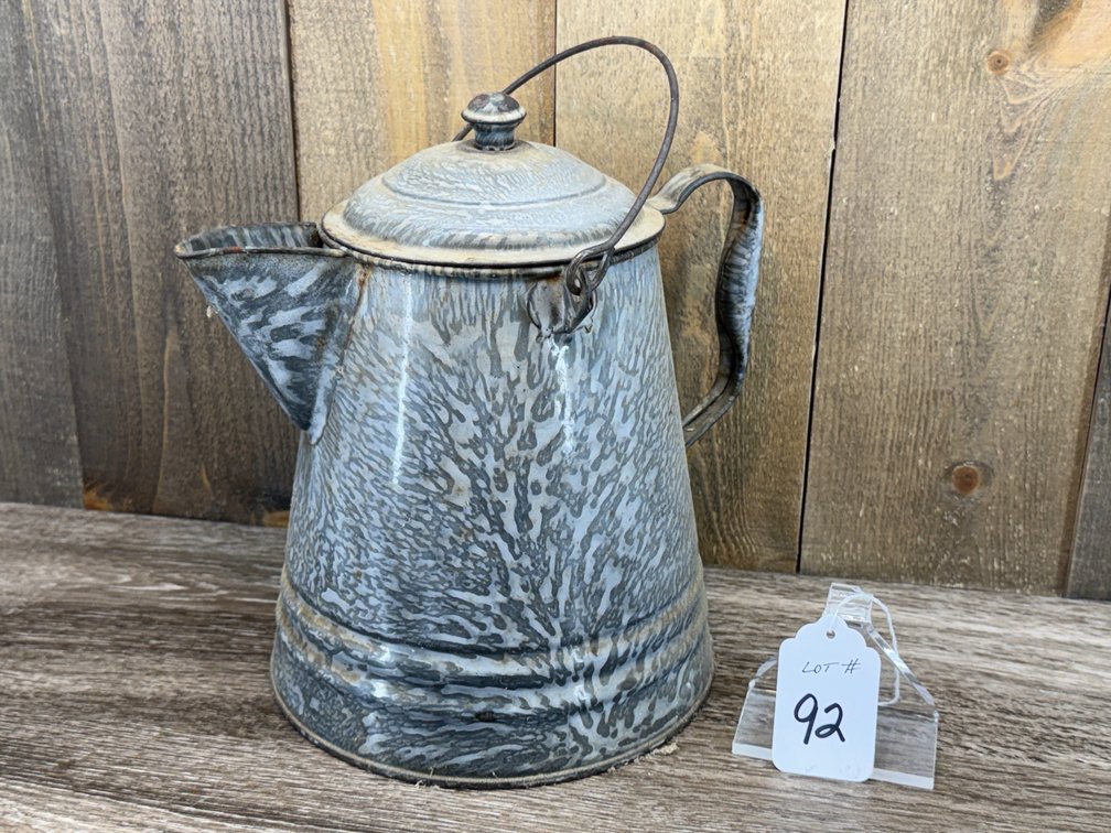 Enamelware Coffee Kettle