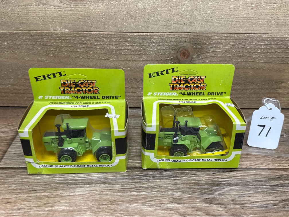 (2) 1:64 Steiger Cougar 4WDs