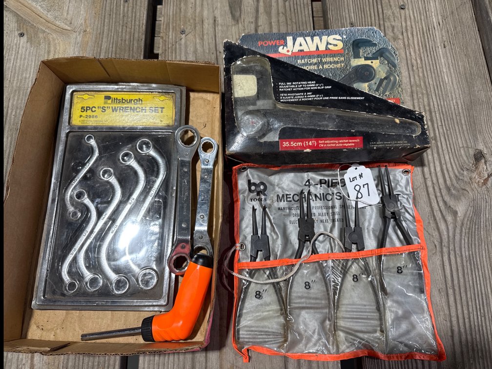 Wrench & Plier Sets /Power Jaws Etc.