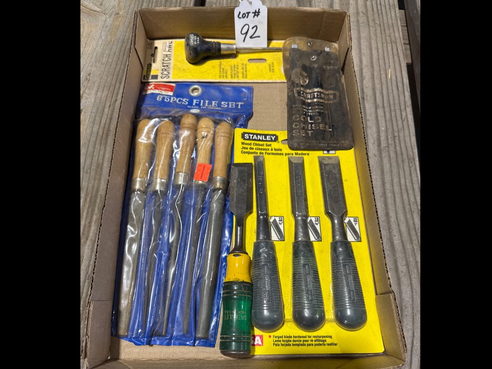 Wood Chisels & File Sets