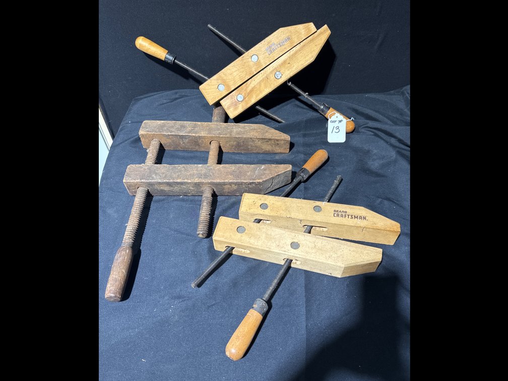 Sears Craftsman Hand Screw Wood Clamps