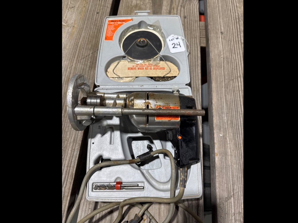 Black & Decker 3/8” Utility Drill w/Portaligon Guide