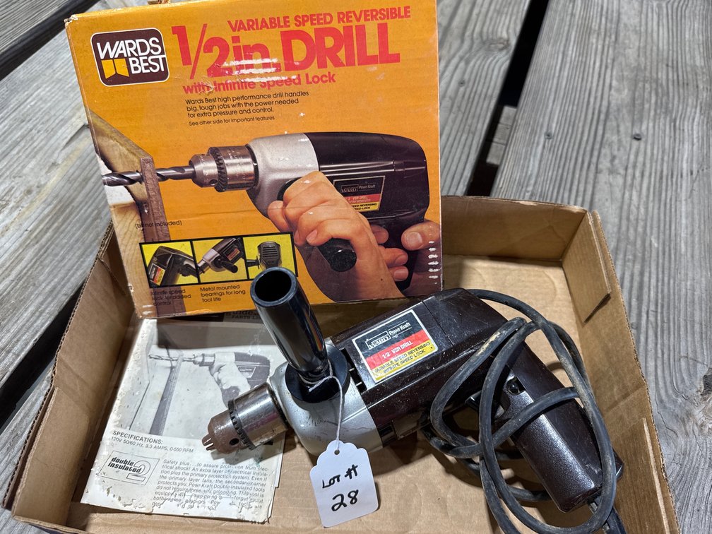 Montgomery Ward Powr Kraft 1/2” Drill