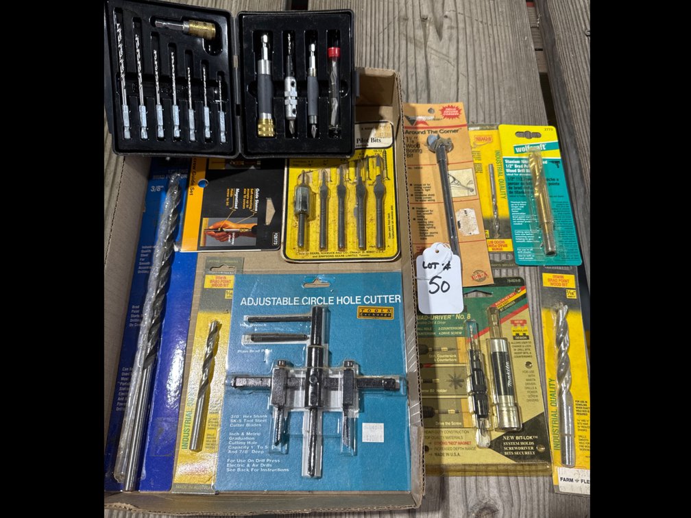 Drill Bits/Drivers & Adjustable Circle Hole Cutter