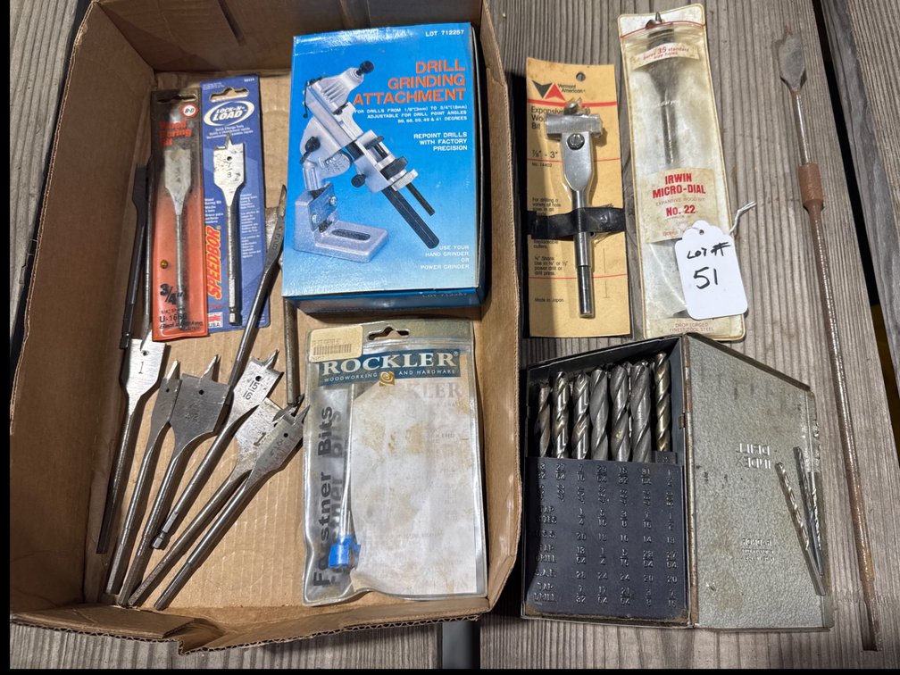 Drill/Boring Bits & Drill Grinding Attachment