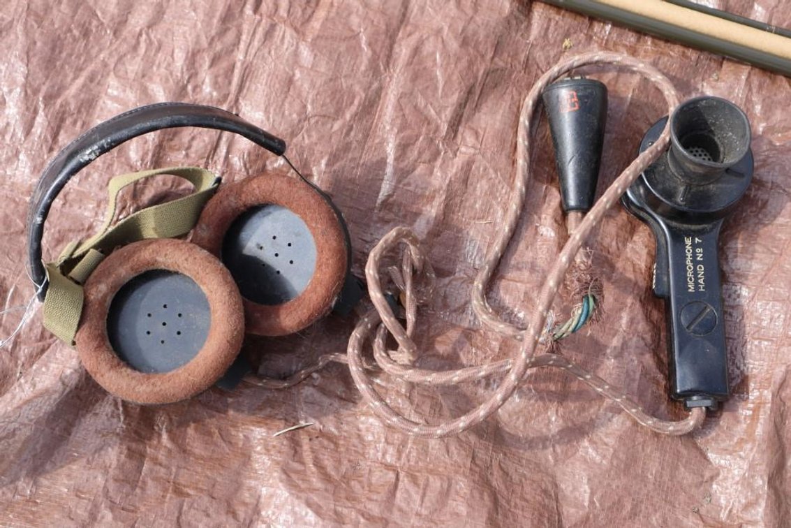 Vintage Military Radio Operator Equipment