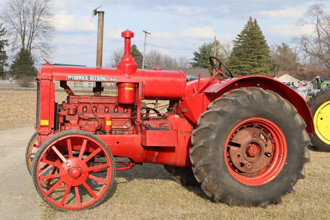 McCormick Deering WK-40 w/ Elect. Start; Comes w/ PTO 
