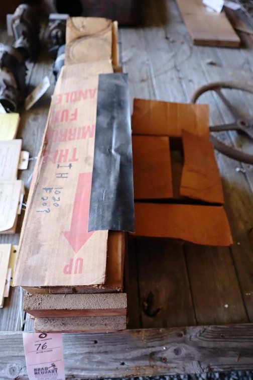NOS Pistons (3) and Sleeves (4) for a McCormick Deering 10-20 still in the wood box