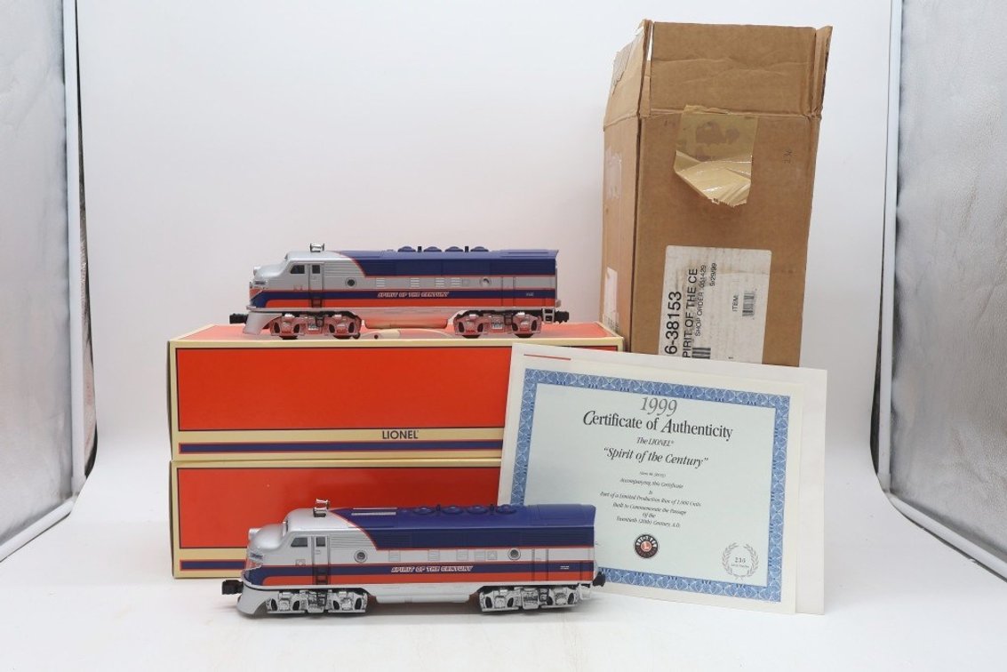Lionel F3 A Non-Powered/Powered Spirit of the Century Engines
