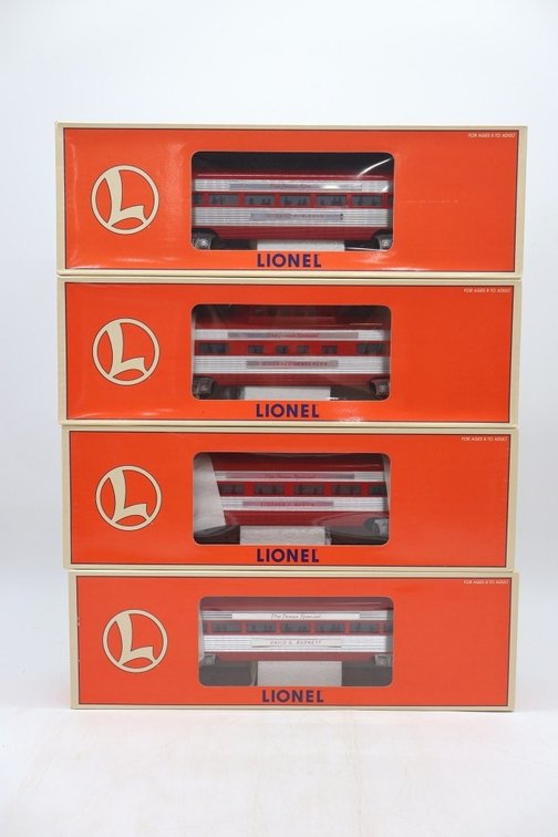 Set of 4 Texas Special Train Cars