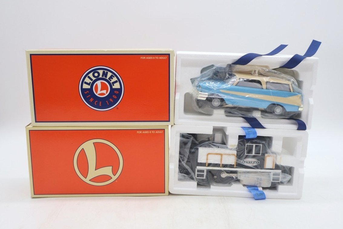 Lot of (2) Lionel Incl. NYC Rotary Snowplow and '68 Blue Inspection Car
