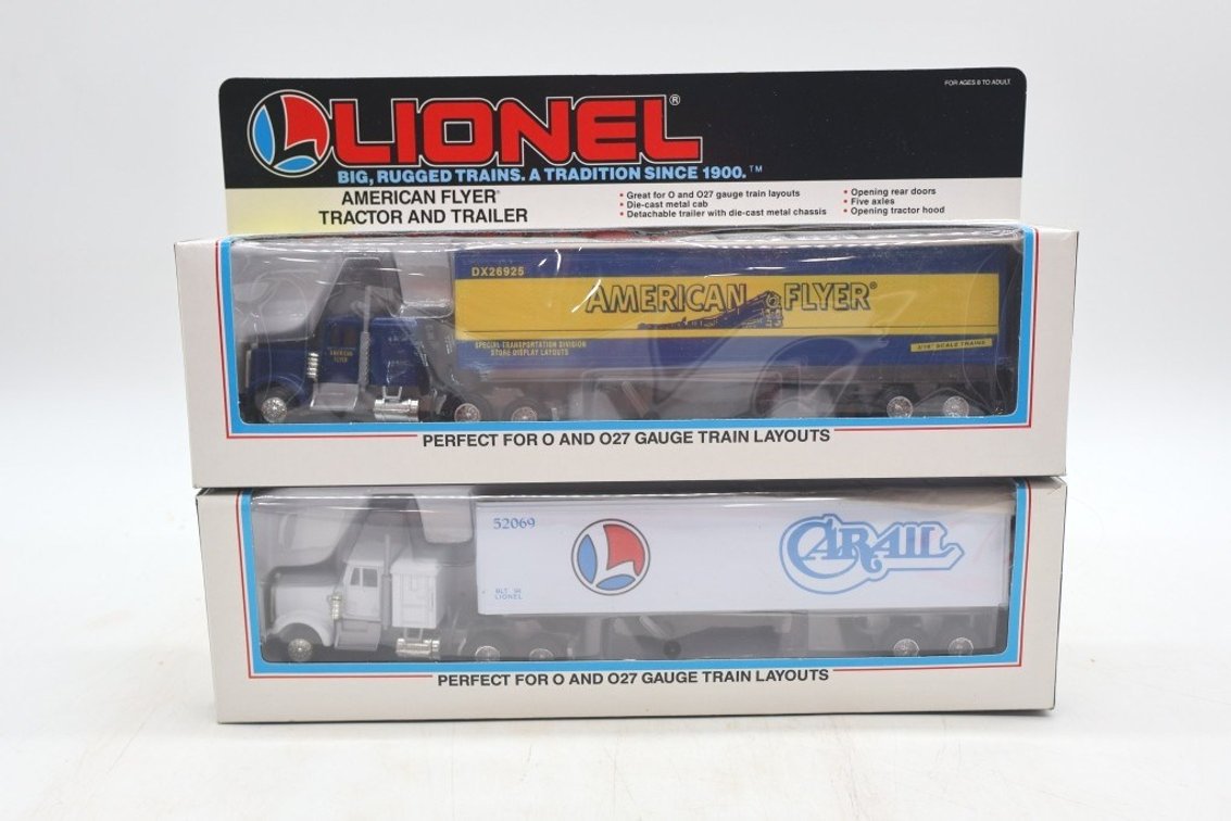 Lot of (2) Tractor and Trailers