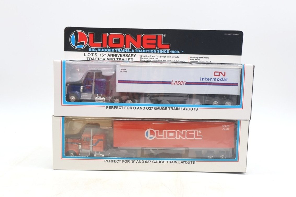 Lot of (2) Tractor and Trailers