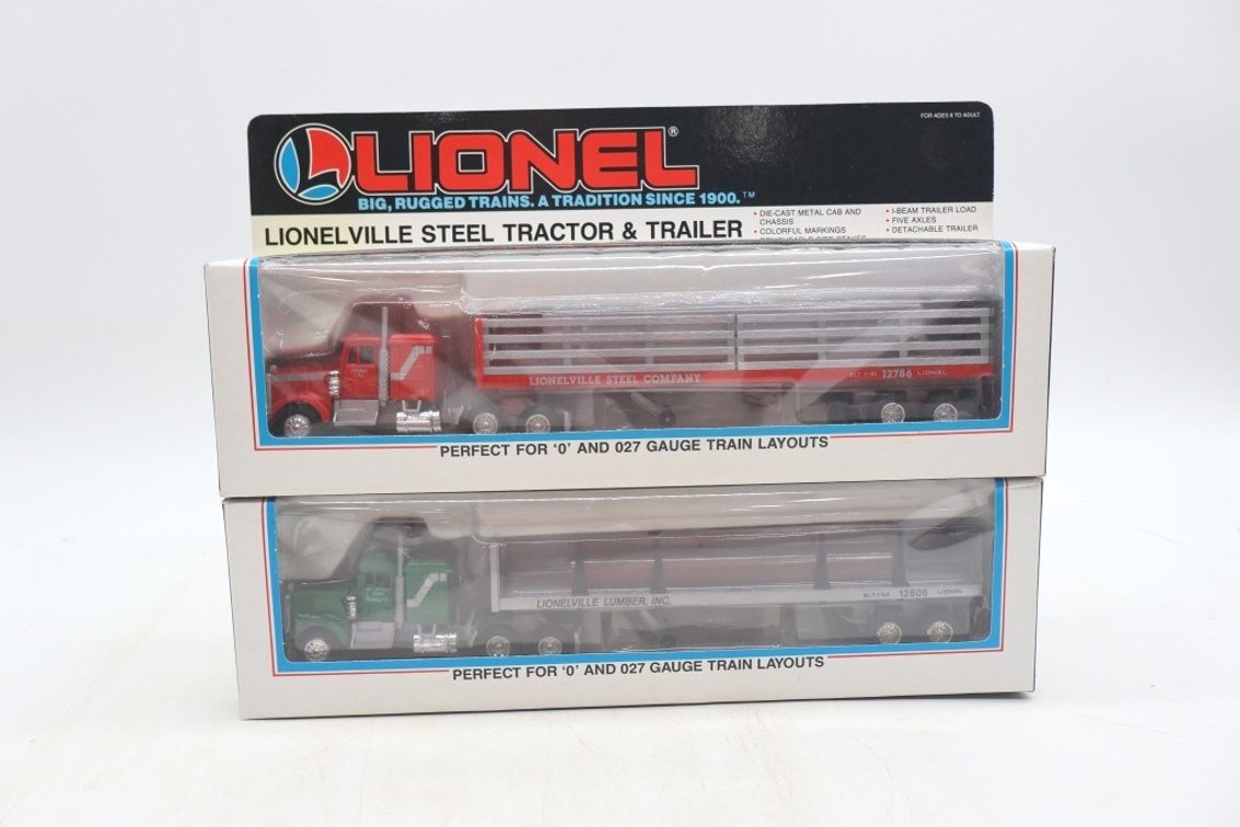 Lot of (2) Tractor and Trailers