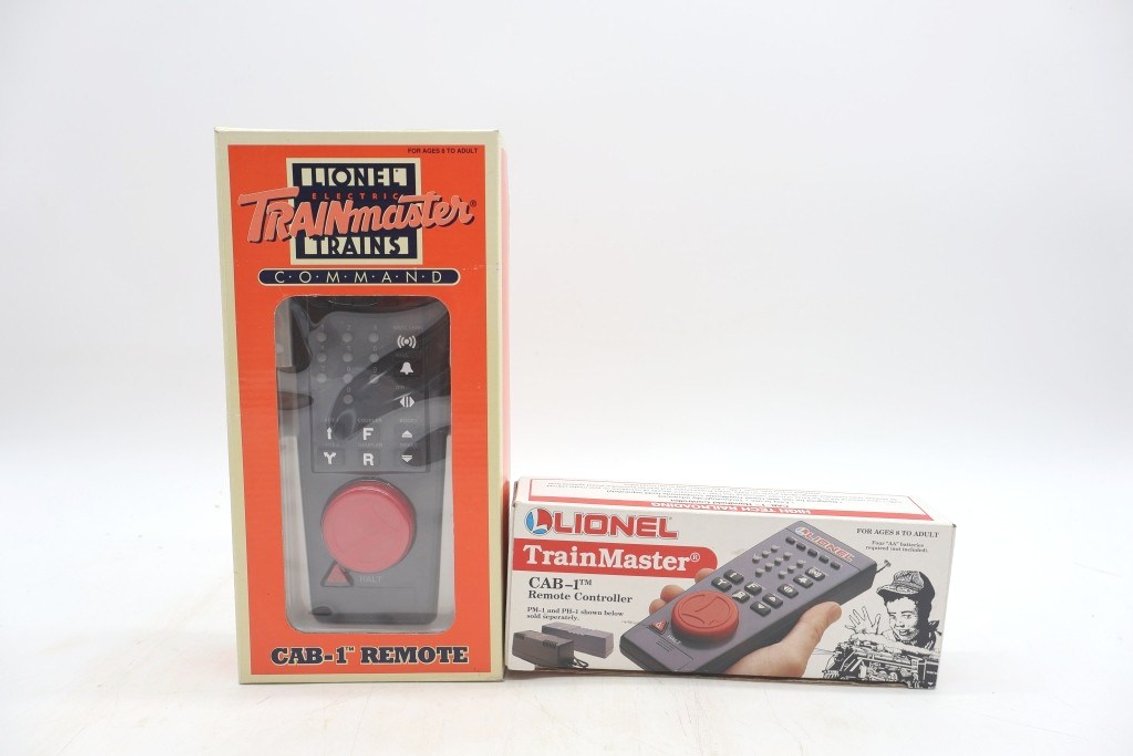 Lot of (2) Lionel Cab Remotes