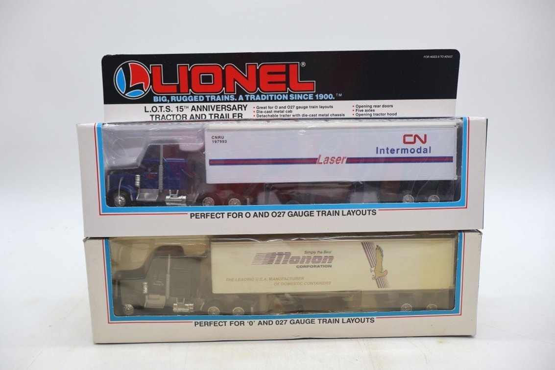 Lot of (2) Tractor and Trailers