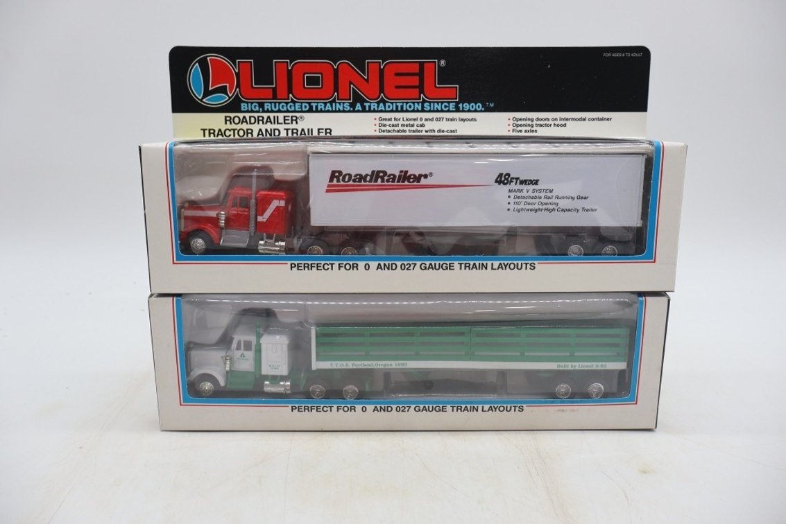 Lot of (2) Tractor and Trailers