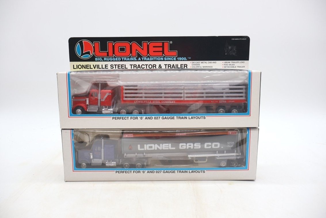 Lot of (2) Tractor and Trailers