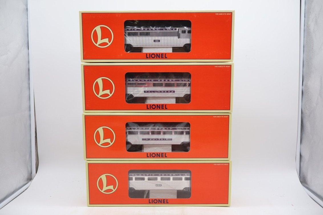 Set of 4 Atlantic Coast Line Cars