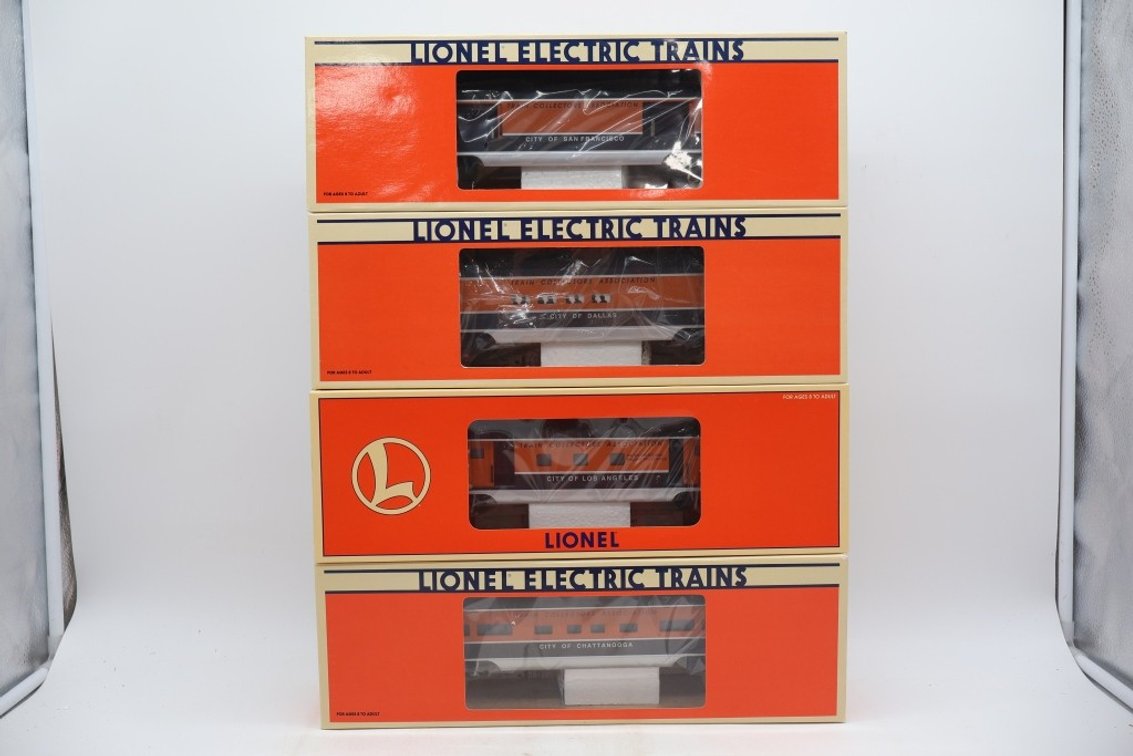 Set of 4 Lionel TCA Cars