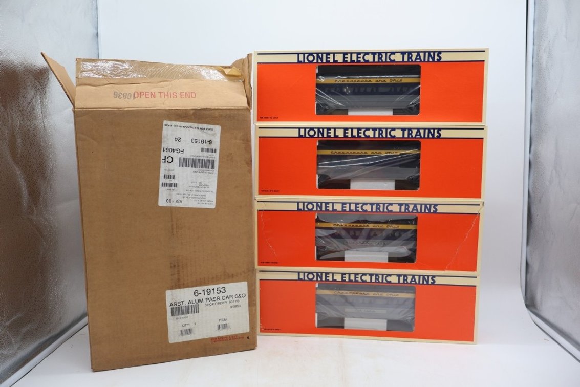 Set of 4 Chesapeake & Ohio Aluminum Cars