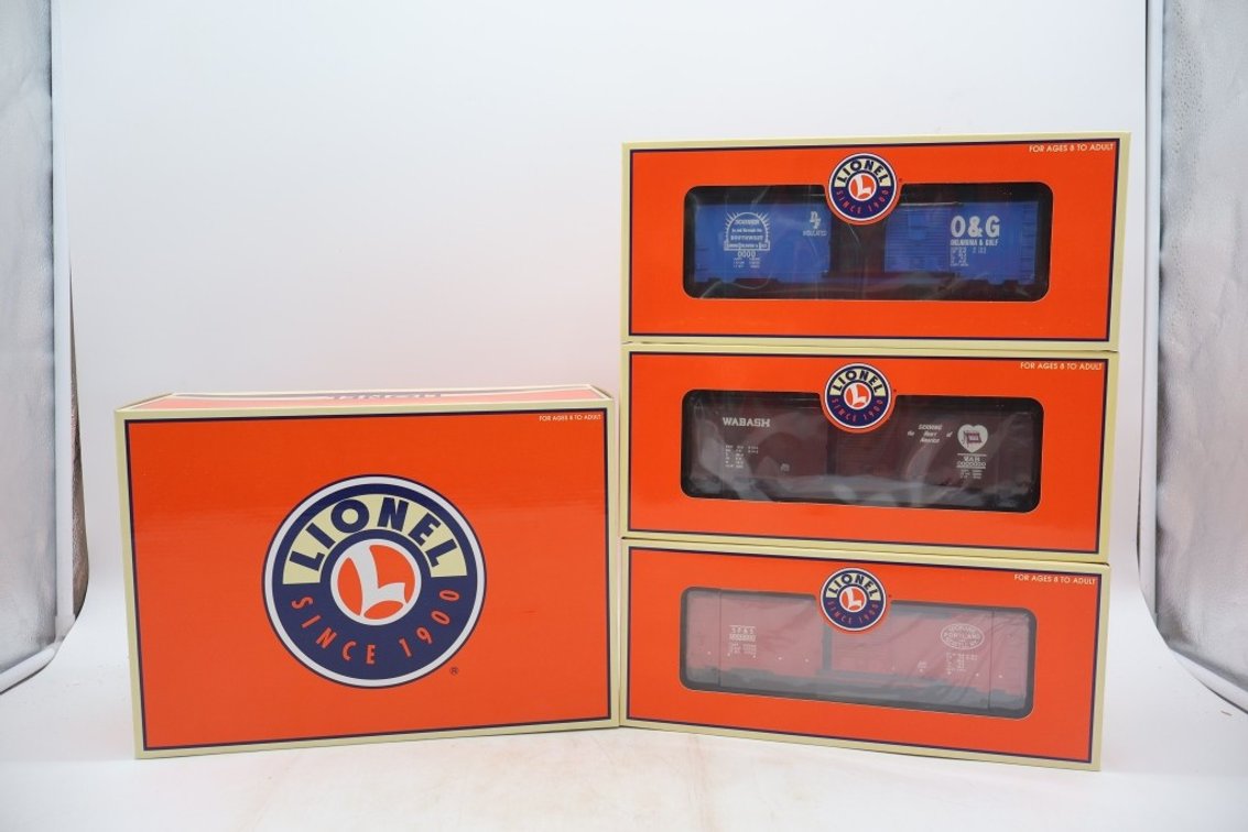 Lionel Archive Boxcar 3 pack