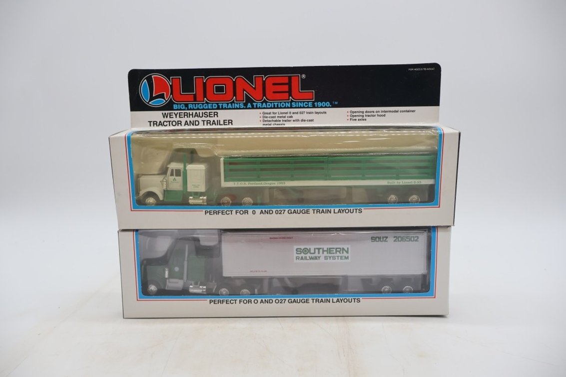 Lot of (2) Tractor and Trailers