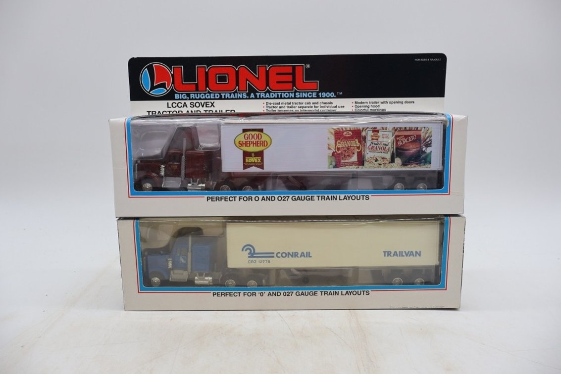 Lot of (2) Tractor and Trailers