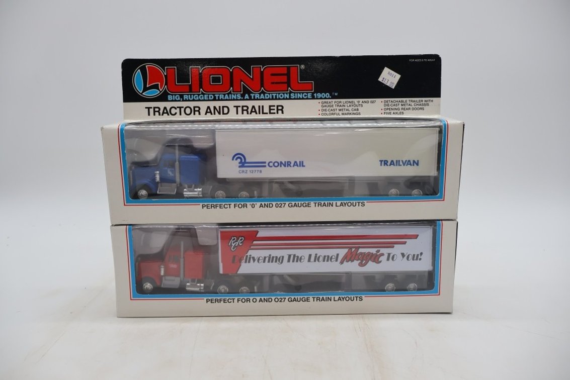 Lot of (2) Tractor and Trailers