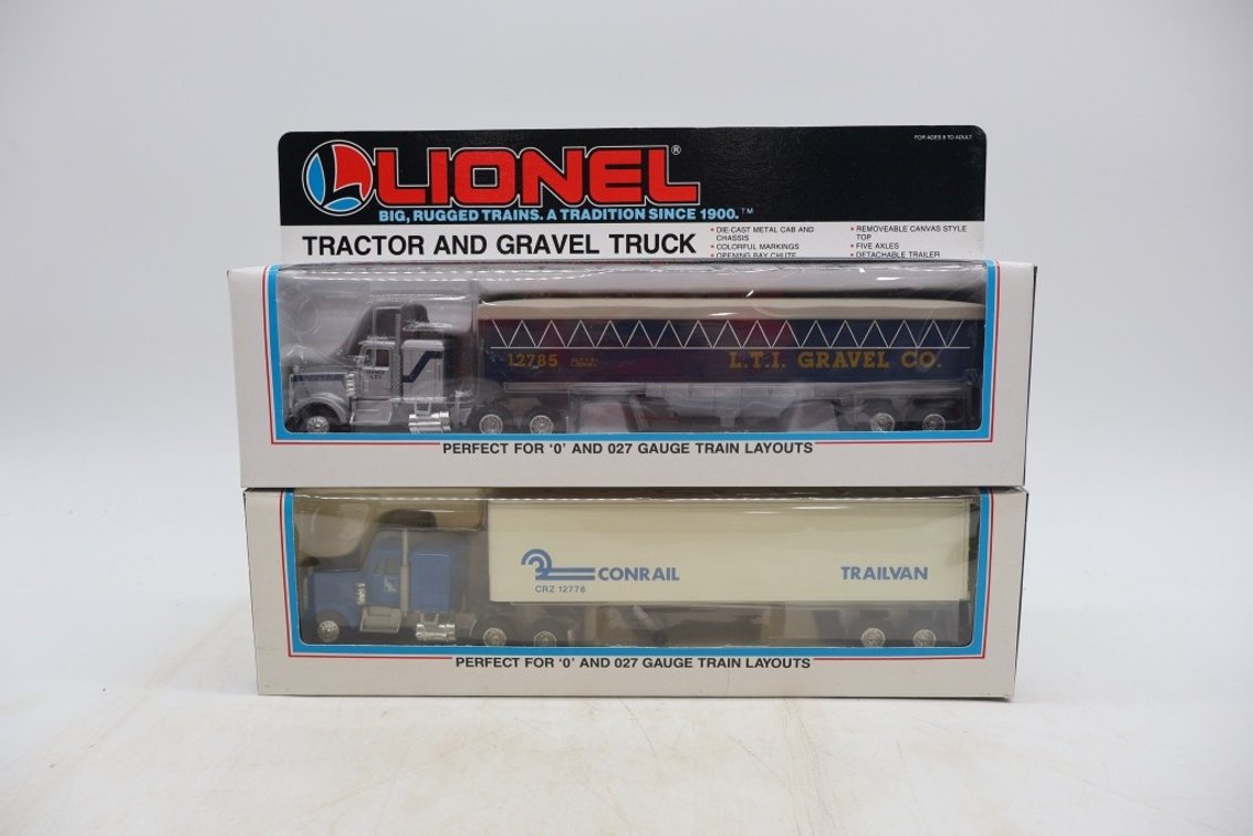 Lot of (2) Tractor and Trailers