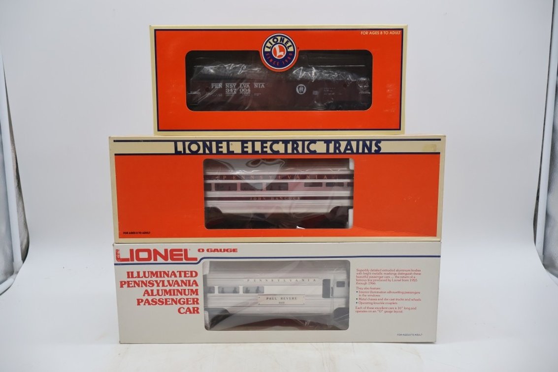 Lot of (3) Train Cars