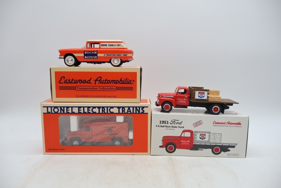 Lot of (3) Train Collectable Vehicles