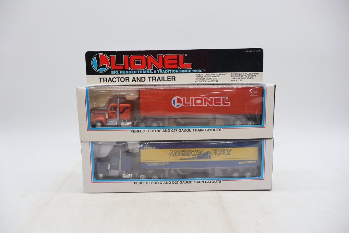 Lot of (2) Tractor and Trailers