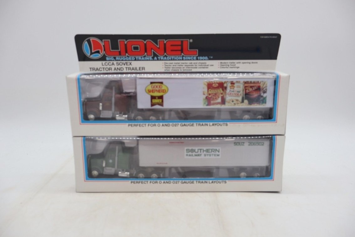 Lot of (2) Tractor and Trailers