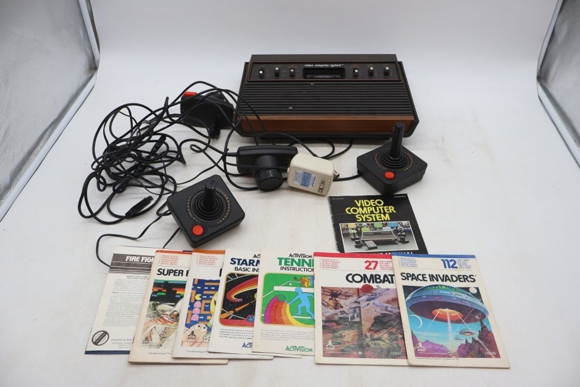 Atari Gaming System with Controllers