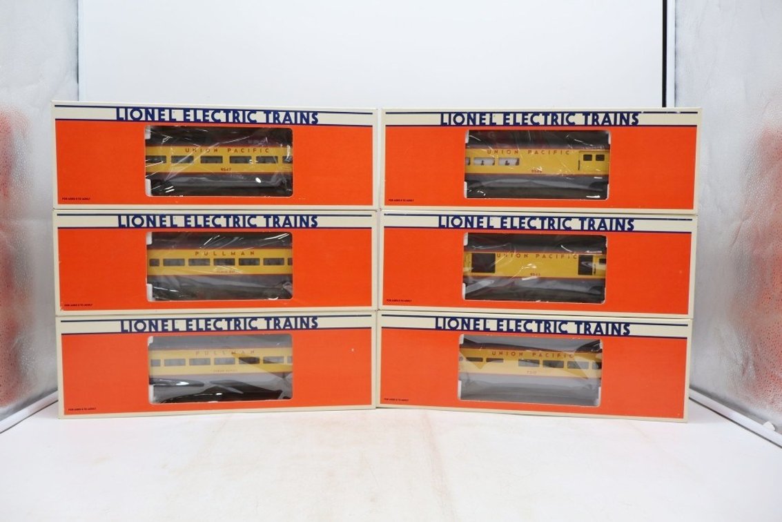 Set of 6 Union Pacific Train Cars