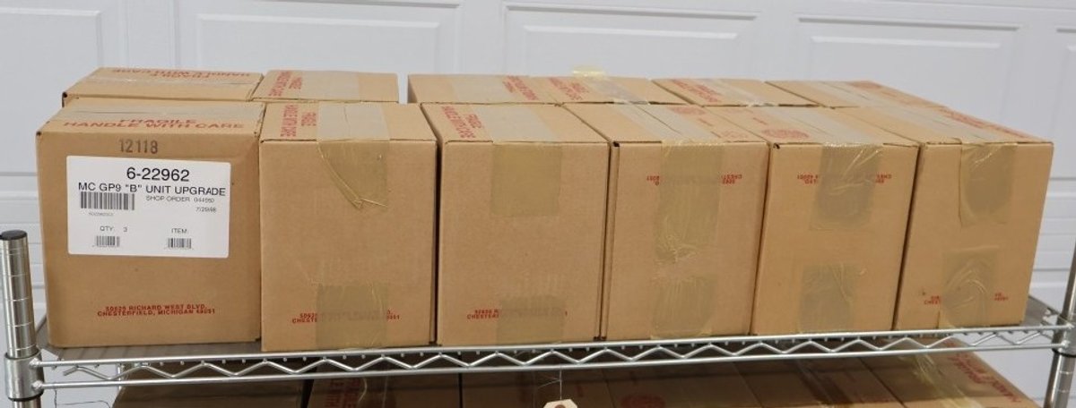 Lot of (12) MC GP-9 B Unit Upgrade