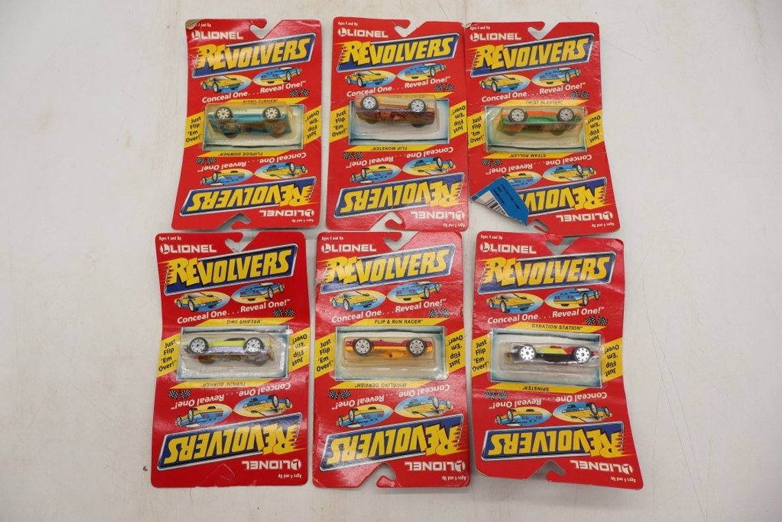 Lot of 6 Lionel Revolvers Cars