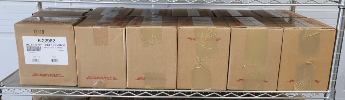 Lot of (12) MC GP-9 B Unit Upgrade