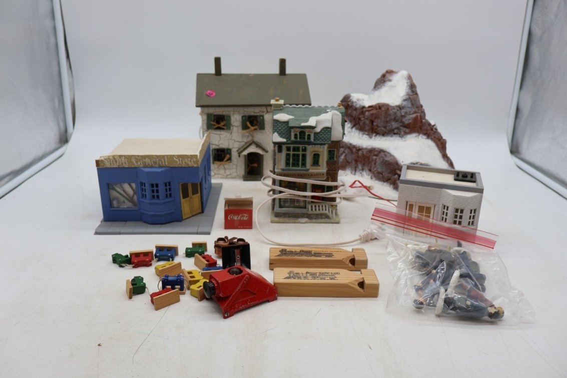 Lot of Layout Buidlings and Mountain