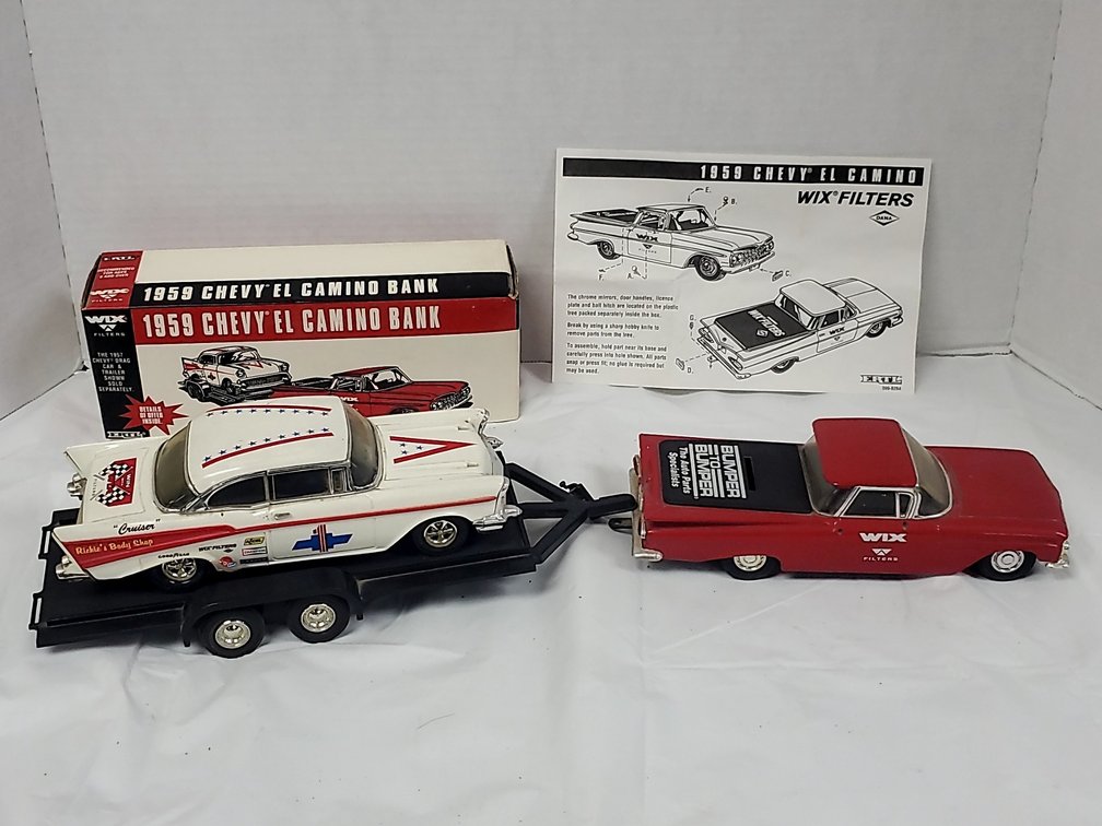 1959 Chevy El Camino Bank & Chevy Drag Car