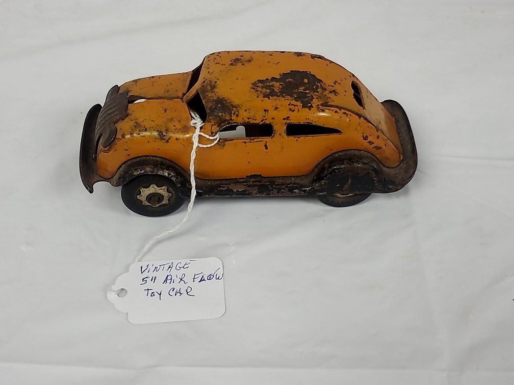 Vintage Marx Airflow-Pressed Steel Toy Car-5 1/2" Long-Antique