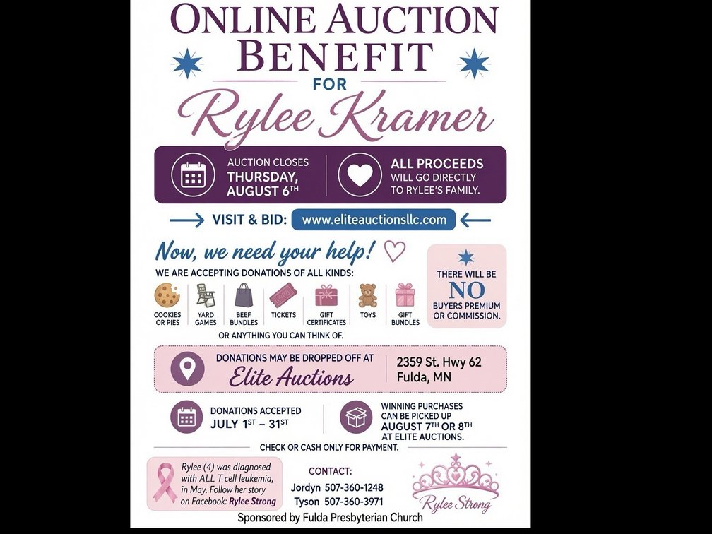 Image for Benefit Auction For Rylee Kramer