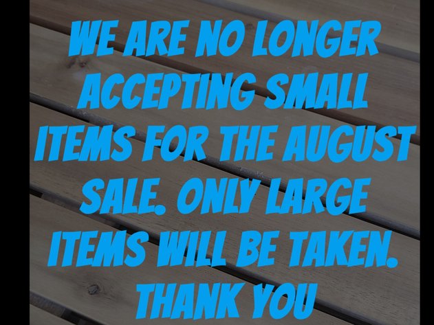 Image for August 2026 Consignment Sale