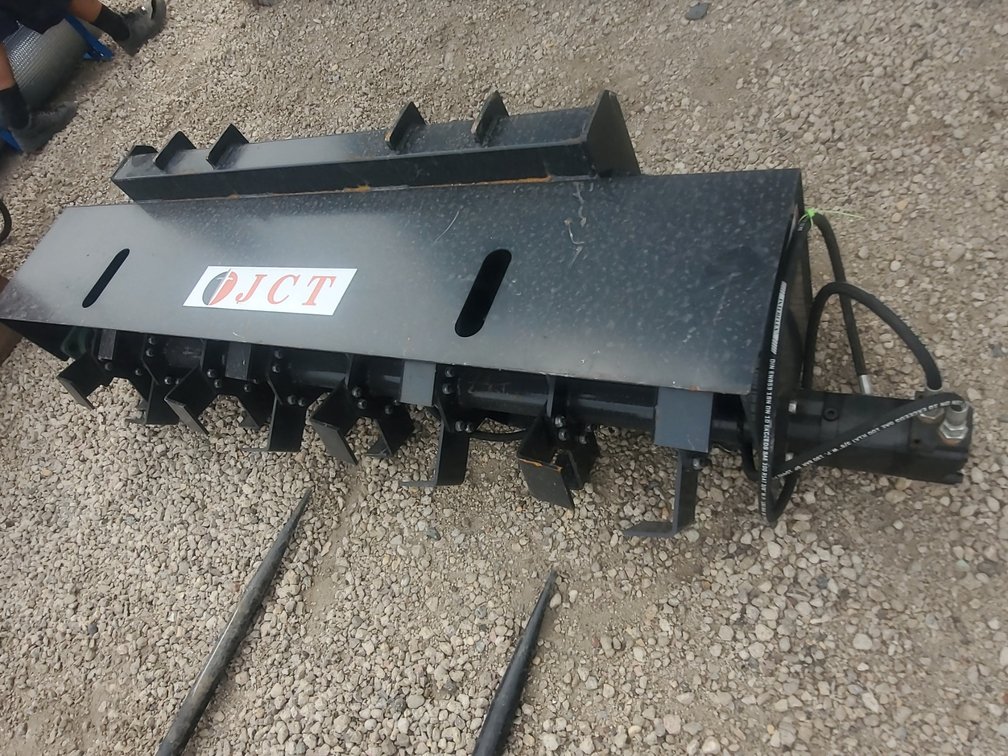 JCT Skidsteer Quick Attach Tiller