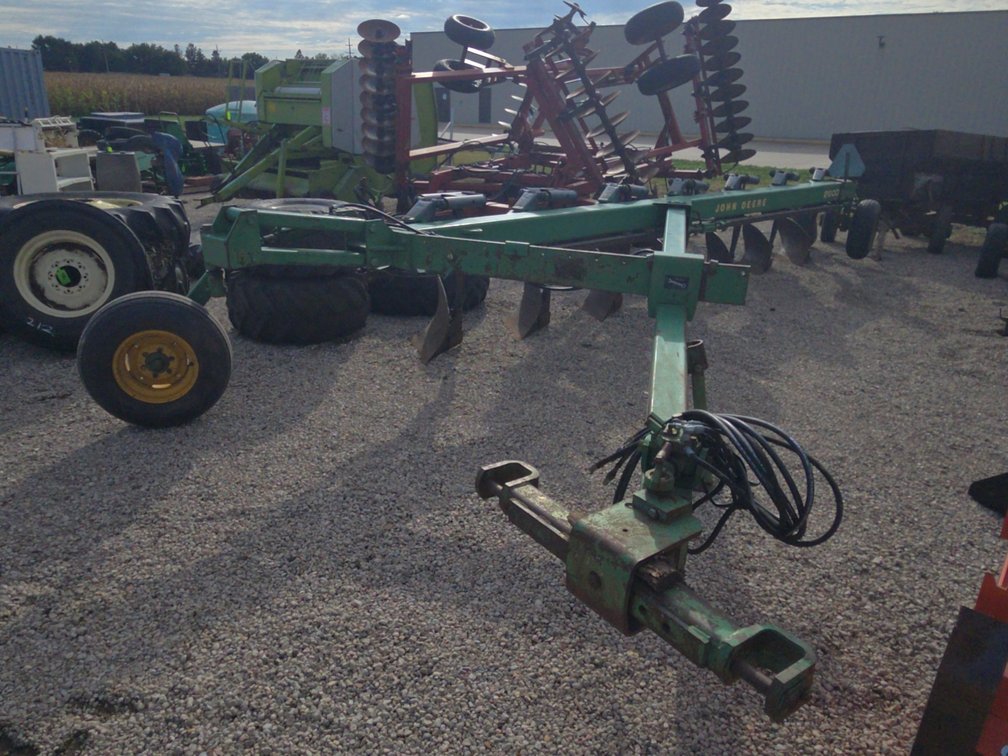 John Deere 2800 on land 7 bottom plow