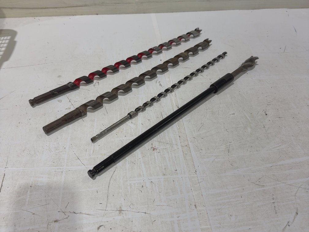 4 Large Drill Bits